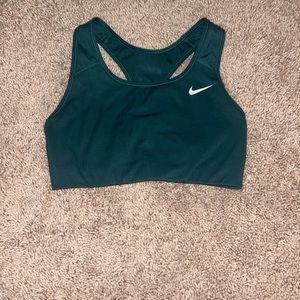 nike teal sports bra size small